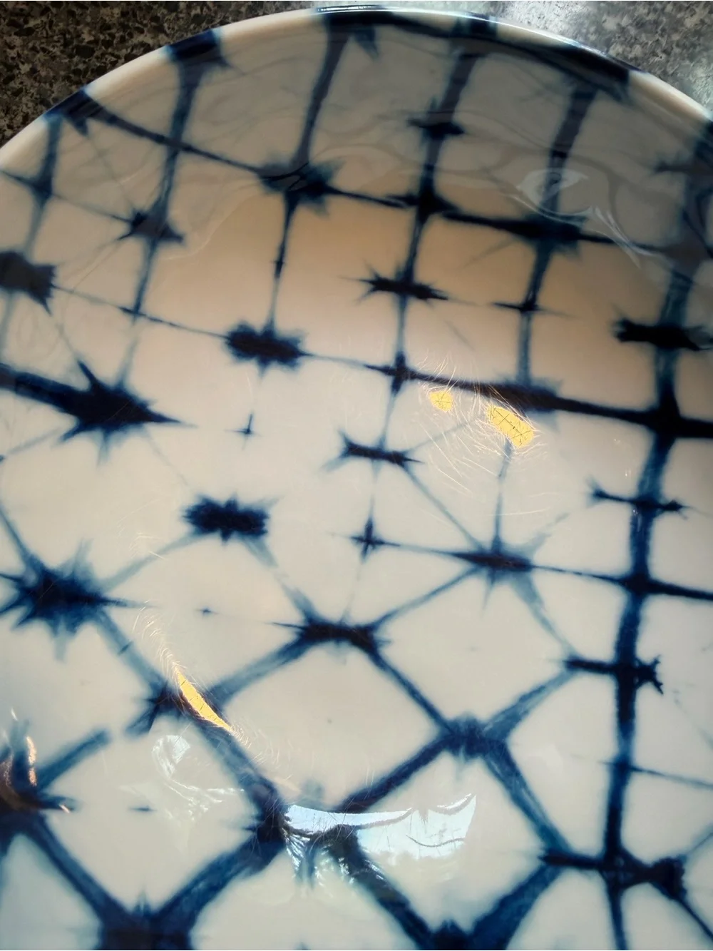 Threshold Set of Bowls in Blue and White